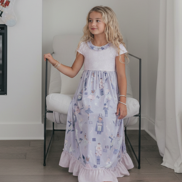 Lavender Nutcracker Lounge Gown