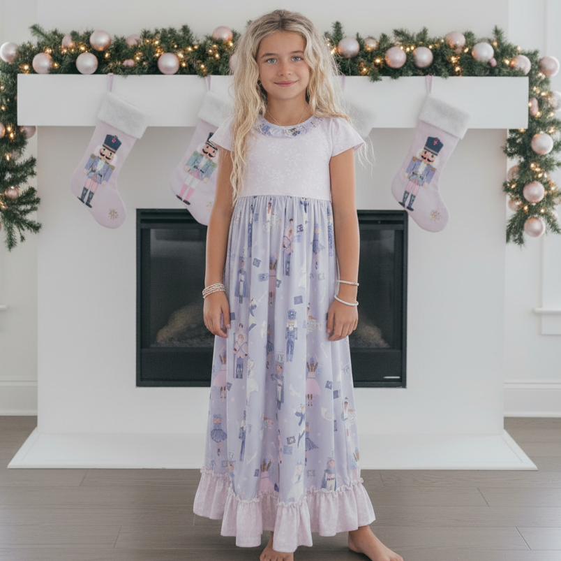 Lavender Nutcracker Lounge Gown