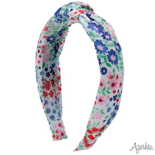 Liberty Flowers Top Knot Headband
