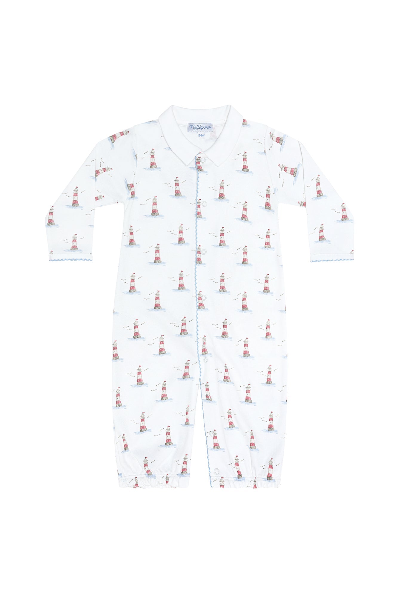 Lighthouse Print Converter Gown