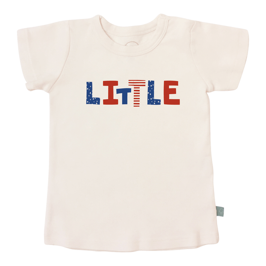 graphic tee | little