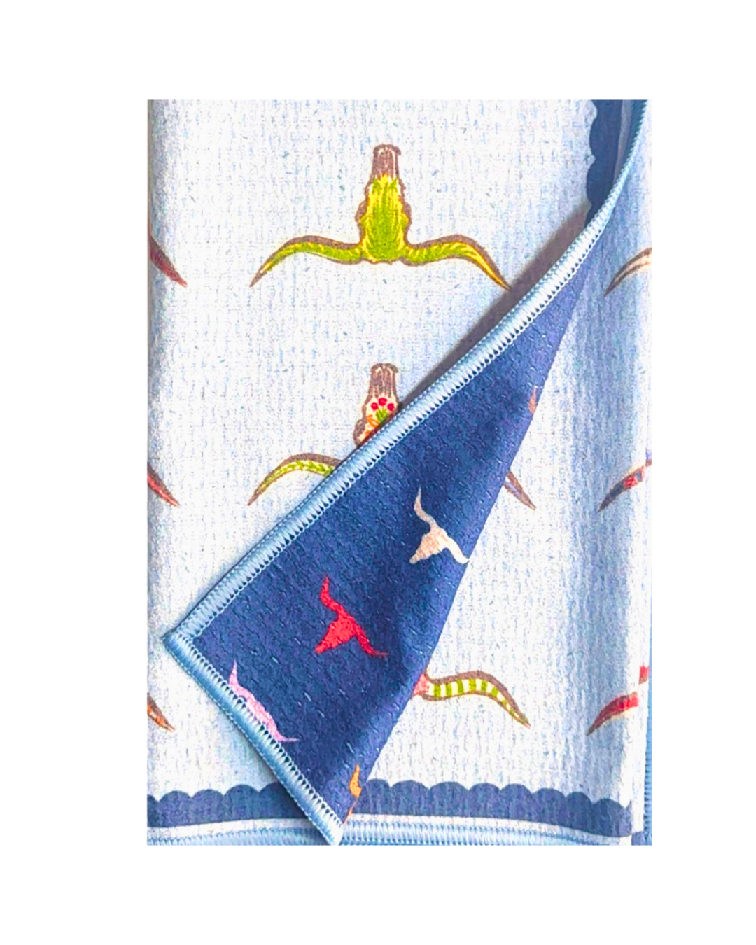Longhorn Double-Sided Tea Towel
