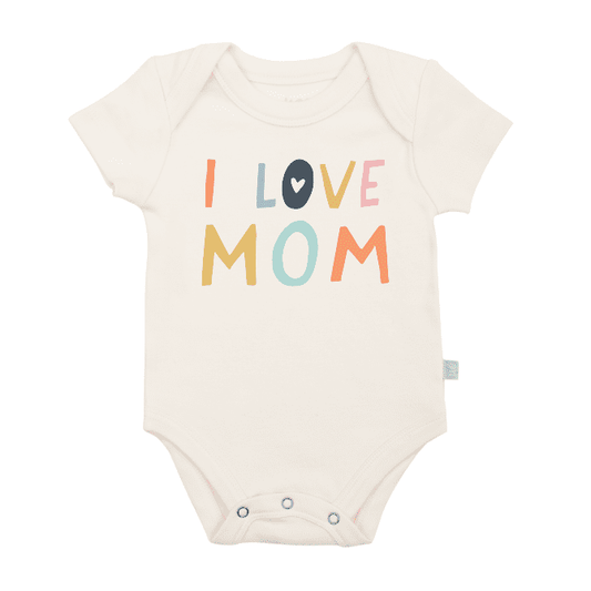 graphic bodysuit | love mom