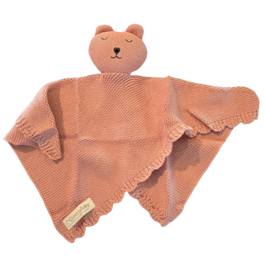 Luna Lullaby Snuggle Lovie Bunny or Bear- Medium Pink