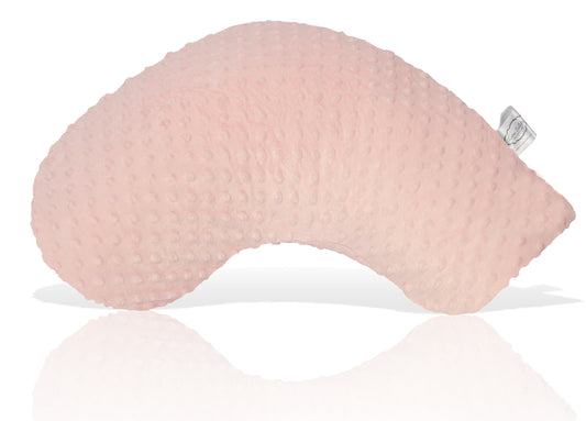 Travel Nursing Pillow - Pink Dot Pattern - Portable Baby Pillow