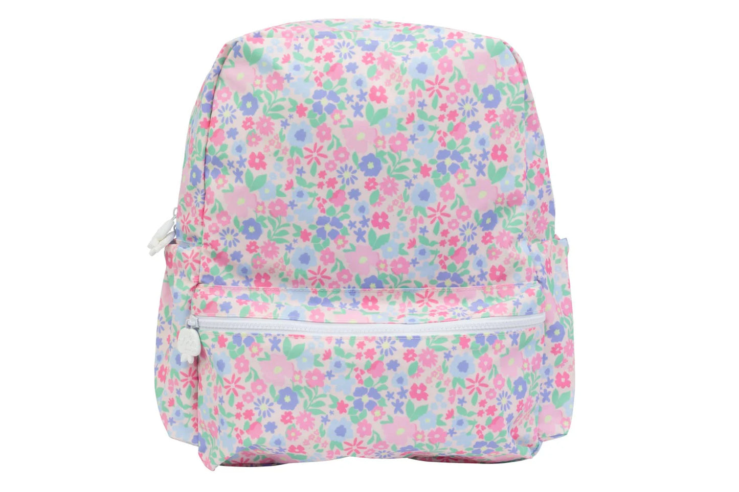 Apple of My Isla Large Backpack in Ditsy Floral – Wipeable Girls Backpack