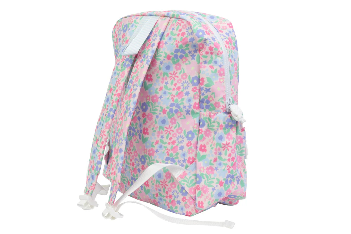 Apple of My Isla Large Backpack in Ditsy Floral – Wipeable Girls Backpack