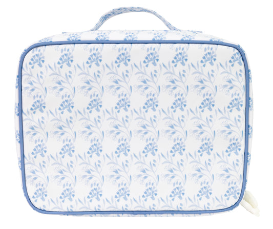 Apple of My Isla Navy Floral Wipeable Lunch Box | Personalized Kids Lunch Box | Bossier City, LA