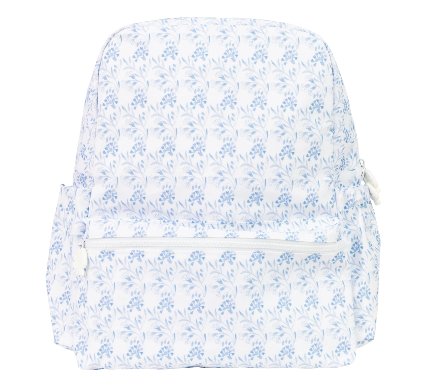 Apple of My Isla Navy Floral Wipeable Large Backpack | Personalized Kids School Backpack | Bossier City, LA