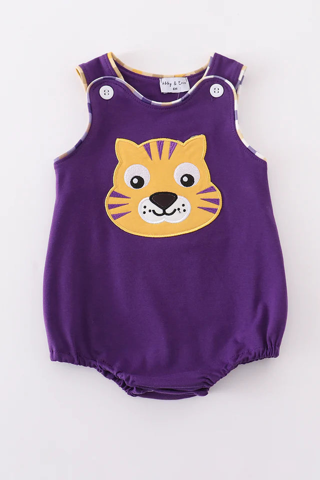 LSU Tiger Applique Bubble