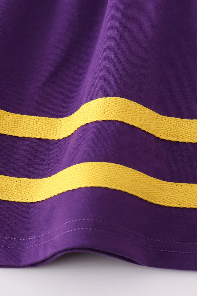 LSU Bow Tiger Applique Dress