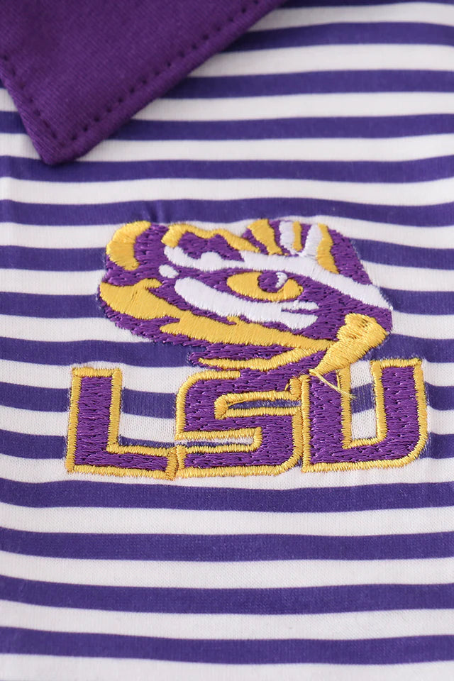 LSU Embroidery Skort Set