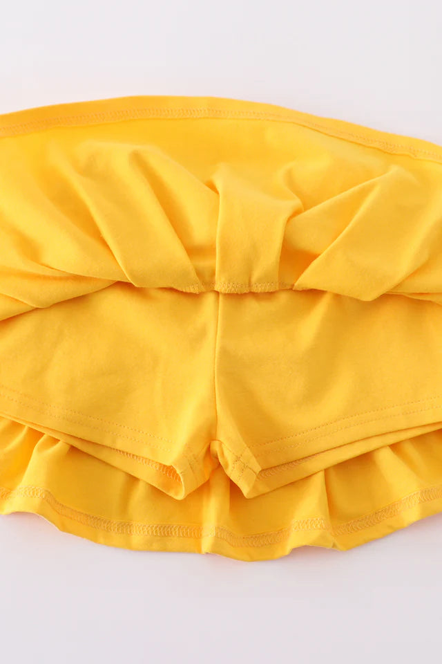 LSU Embroidery Skort Set