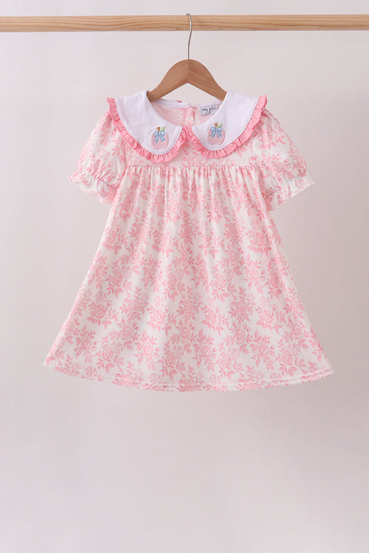 Rose Apple Embroidered Dress