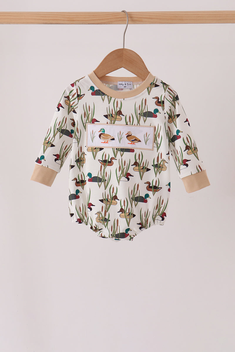 Duck embroidery bubble