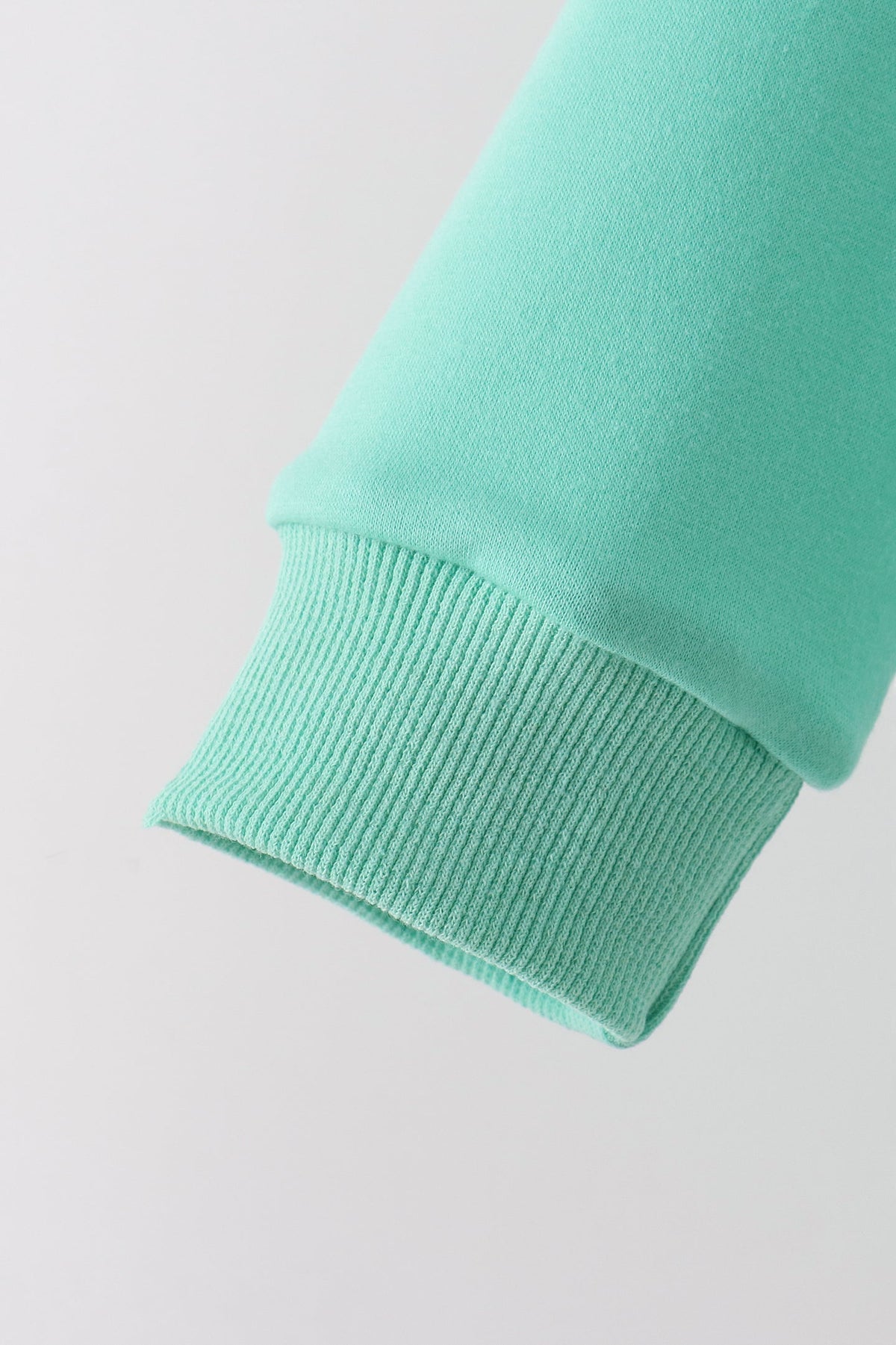 Mint Santa Sequin Mom&me Top