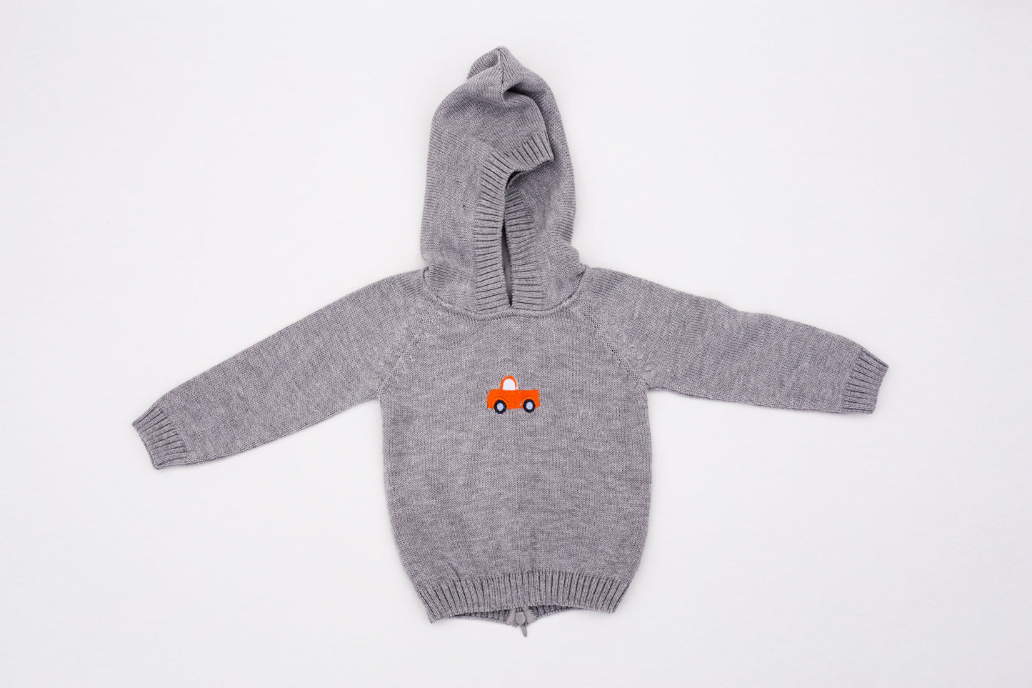 Zip Back Hoodie with Raglan Sleeve