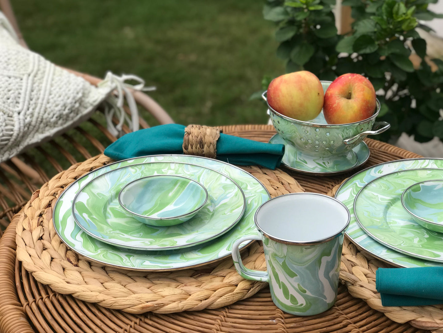 Modern Monet 16 oz Latte Mugs - Set of 4