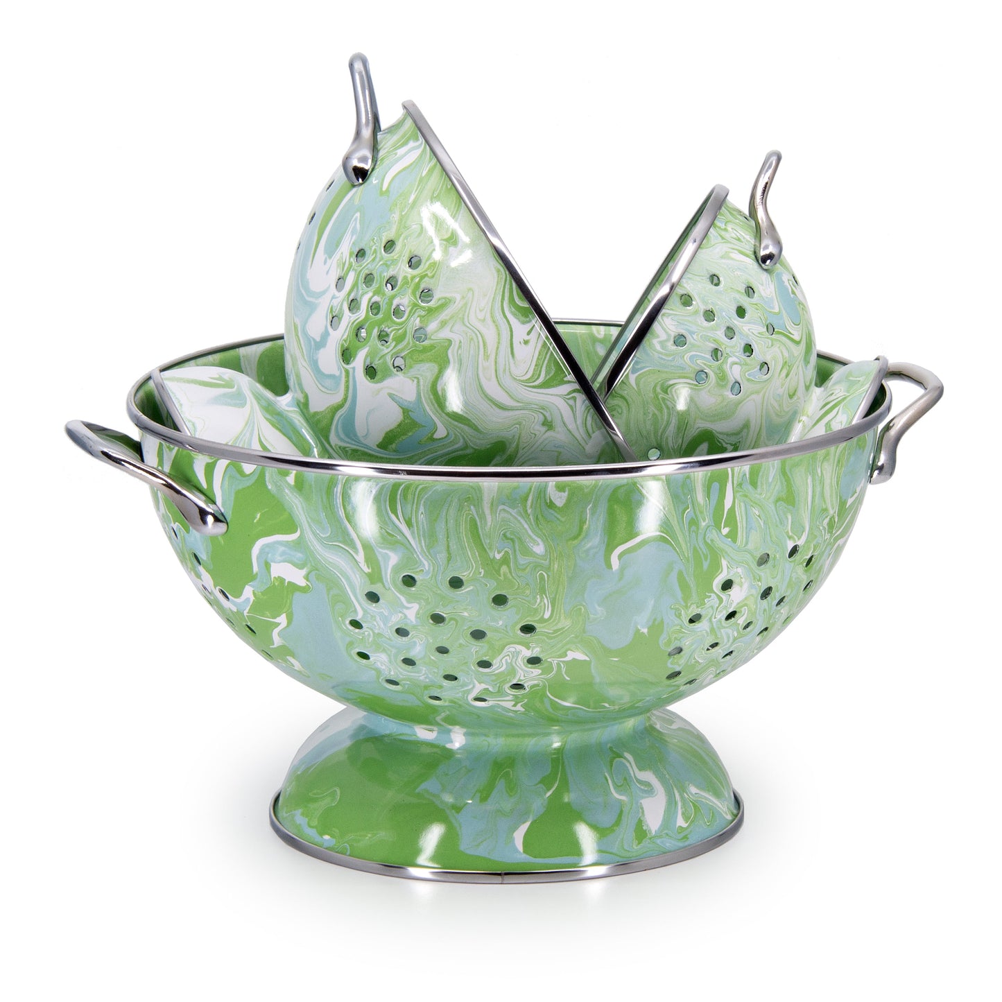 Modern Monet Set Of Colanders