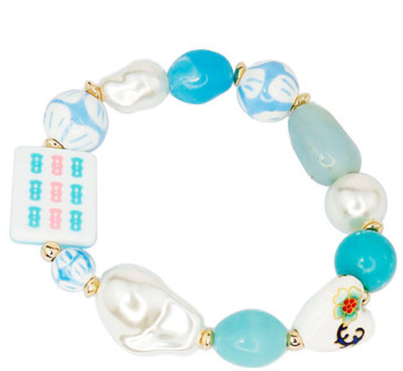 Mahjong Stretch Bracelet - 9 BAM