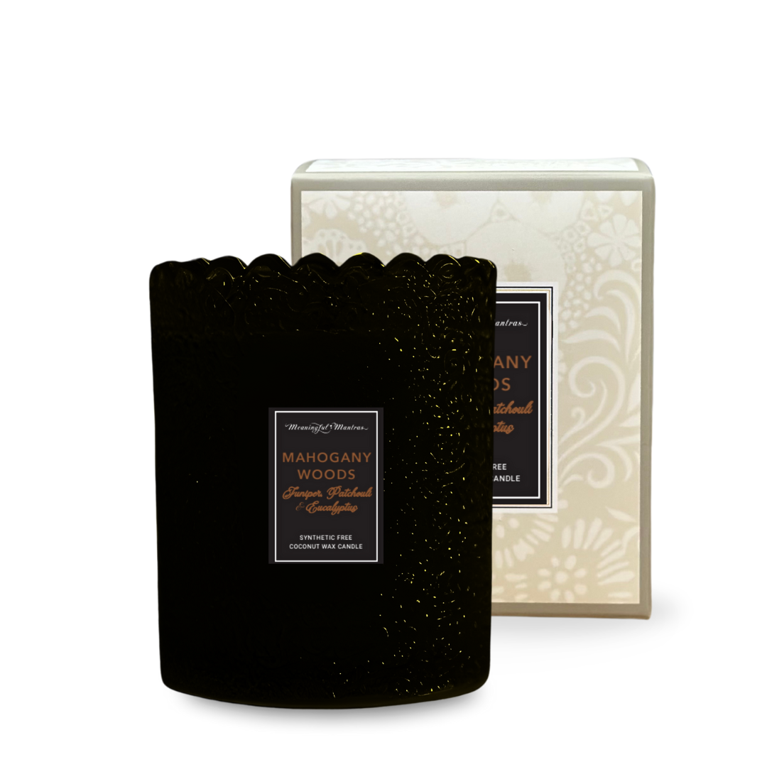 Mahogany Woods Natural Candle 8oz Kaia Collection