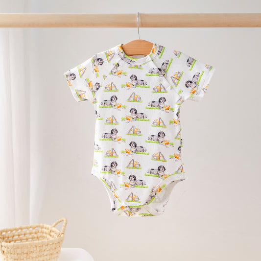 Hound Dog Mascot Mania Organic Cotton Onesie