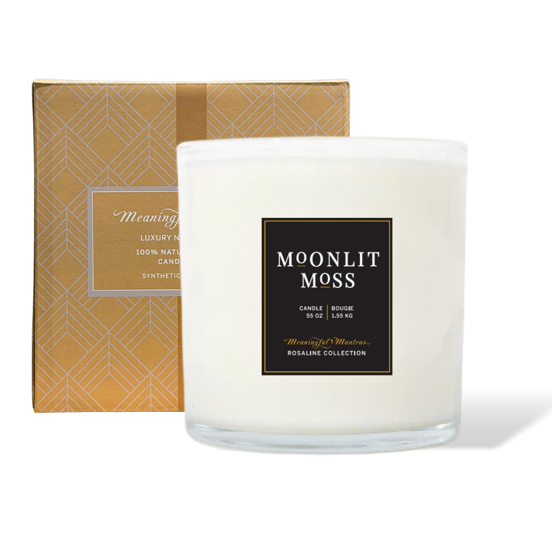 Meditation Moonlit Moss Natural Candle 55oz Rosaline Collection