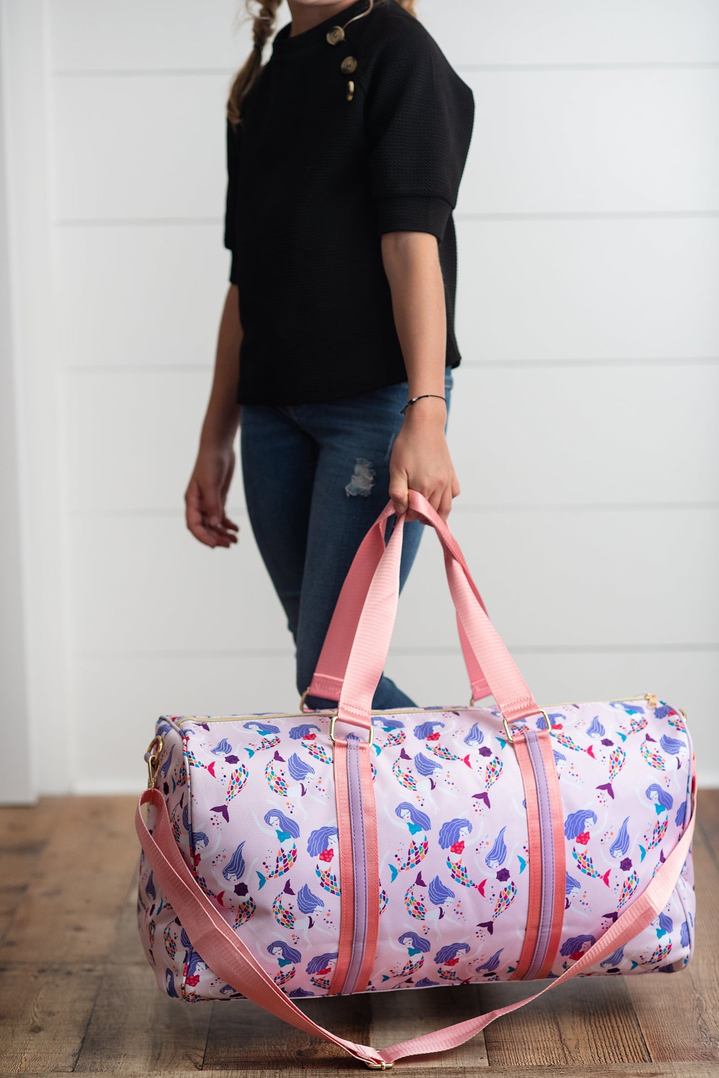 Cute Girls Mermaid Duffel Bag