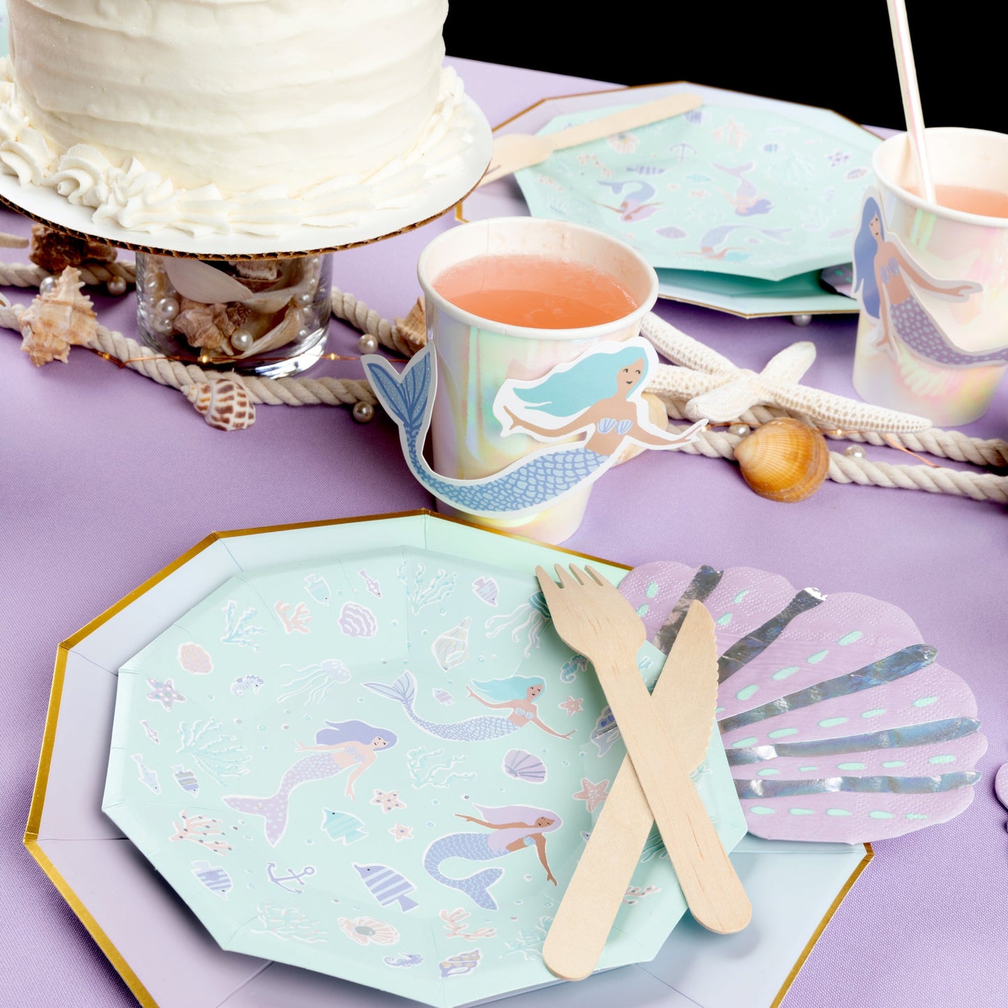Seashell Napkins (25 per pack)