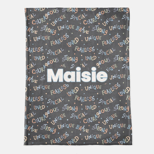 Maisie Personalized Minky Blanket