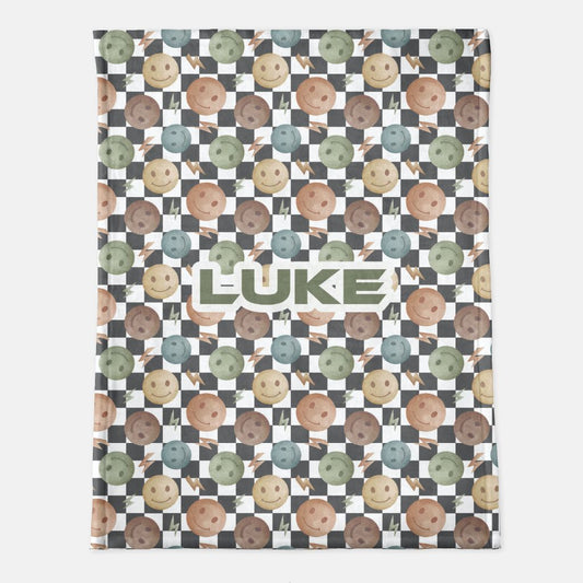 Luke Personalized Minky Blanket