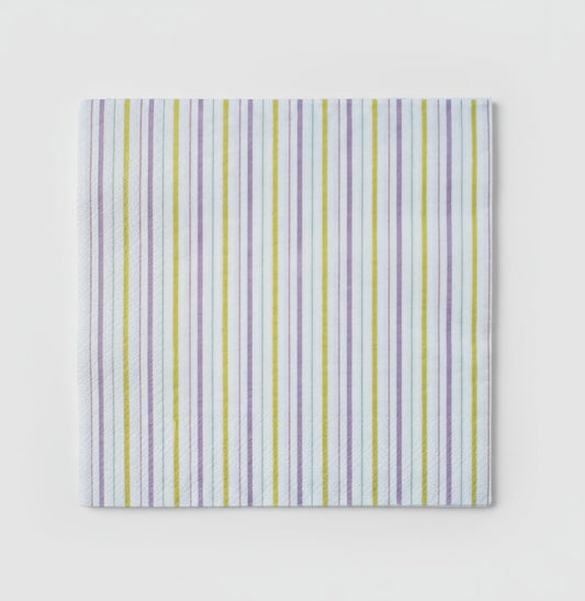 Multicolor Fine Stripes Napkins (Set of 16)