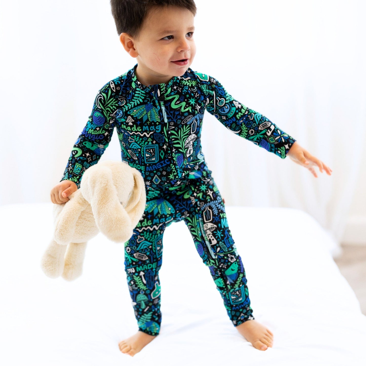 The Second-Skin Convertible Romper | Mystic Mama (Blue)