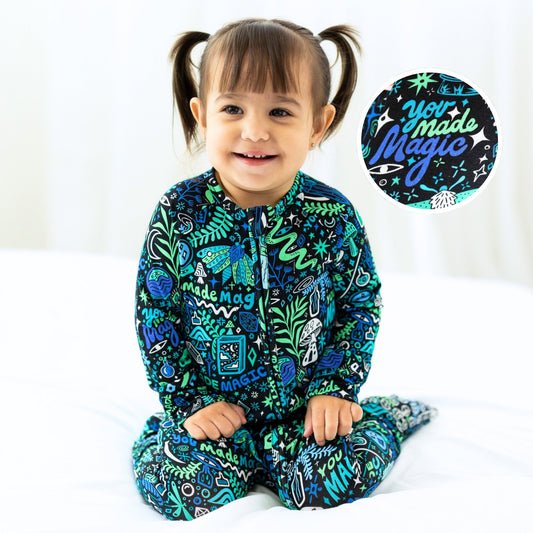 The Second-Skin Convertible Romper | Mystic Mama (Blue)