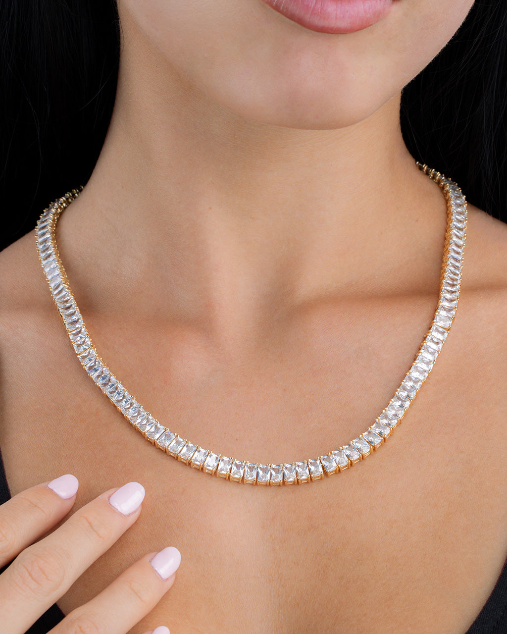 Marisol CZ Tennis Necklace
