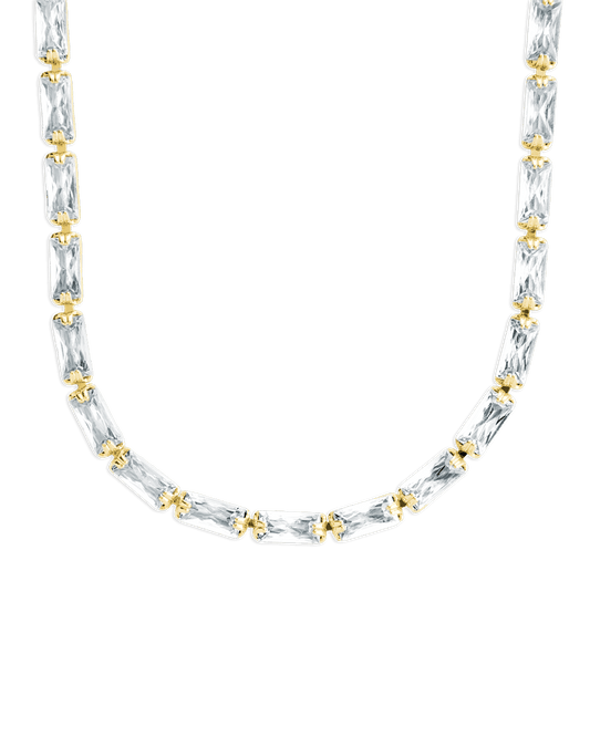 Madeline Baguette Tennis Necklace