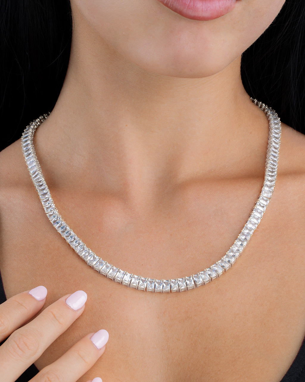 Marisol CZ Tennis Necklace