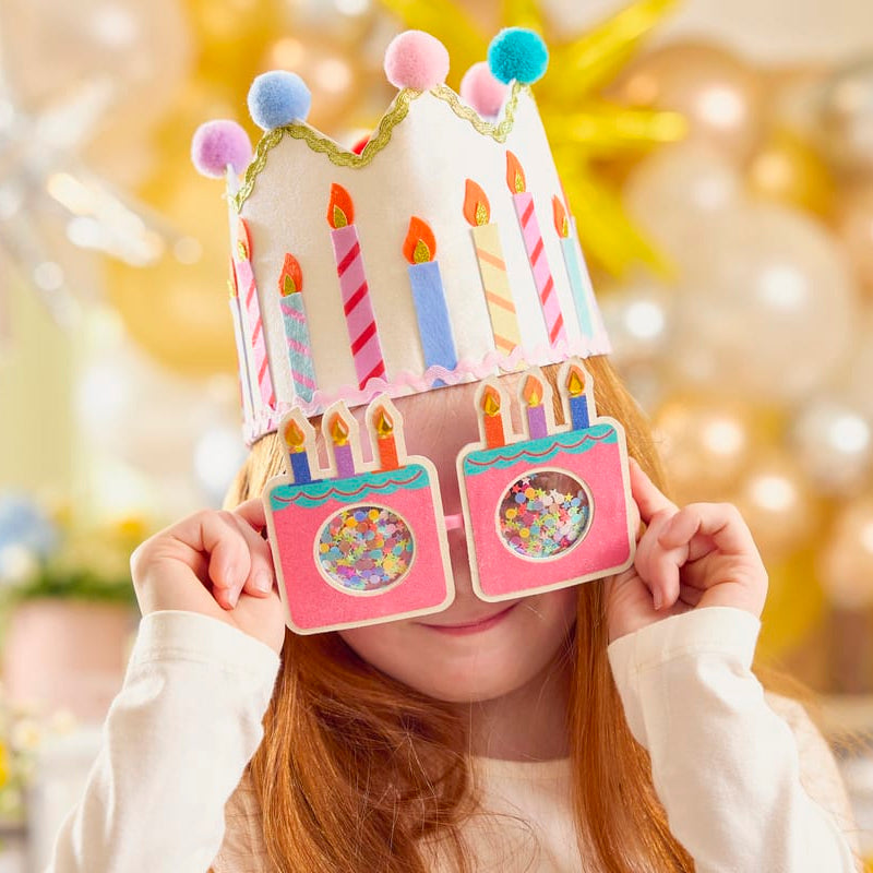 Birthday Wishes Reusable Pom Pom Crown