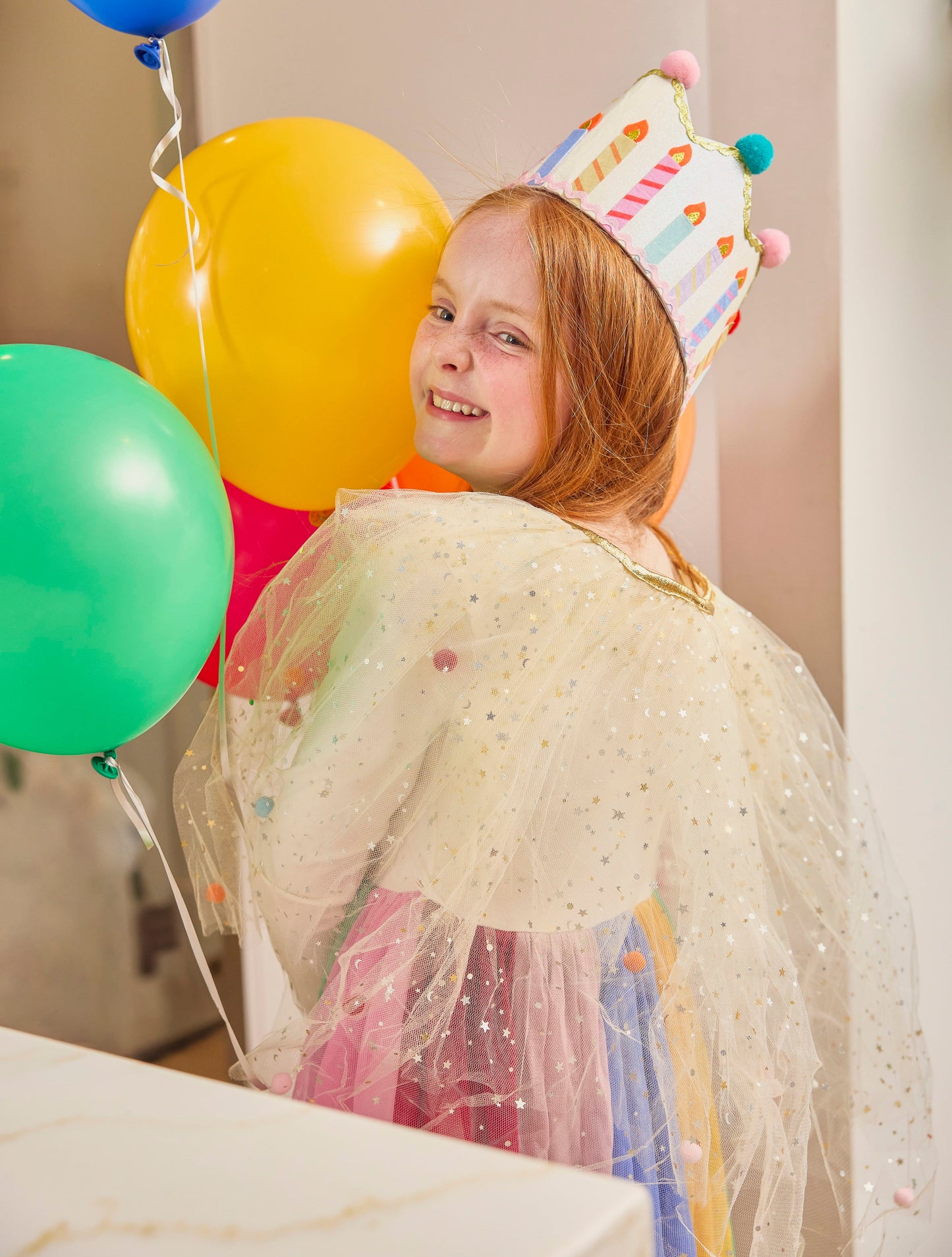 Frosted In Fun Tulle Celebrations Cape
