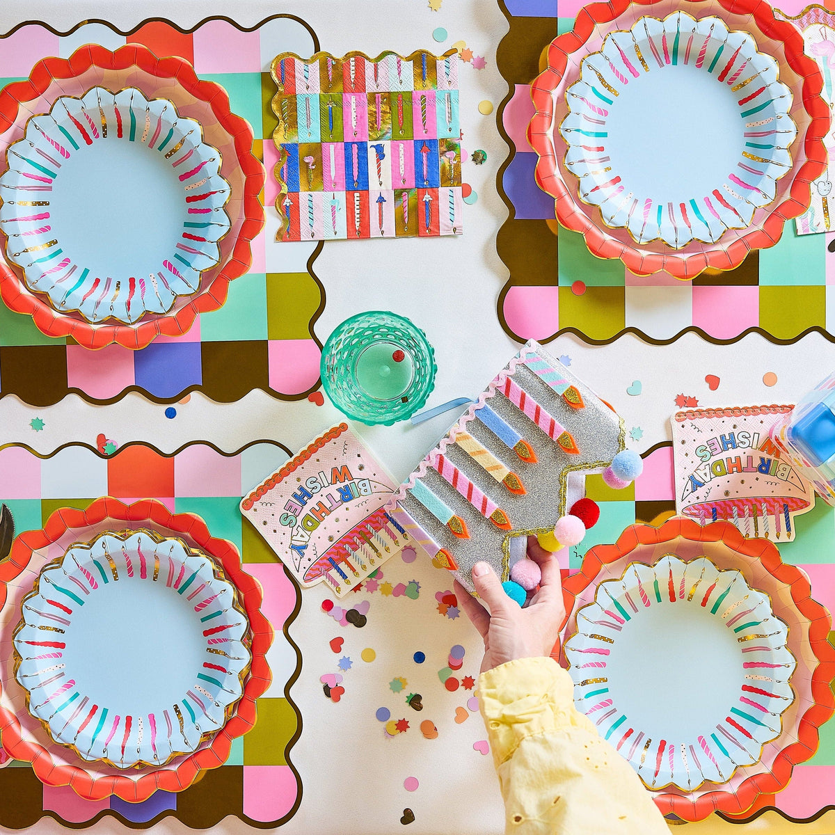 Multicolor Plaid Placemats (10 count)
