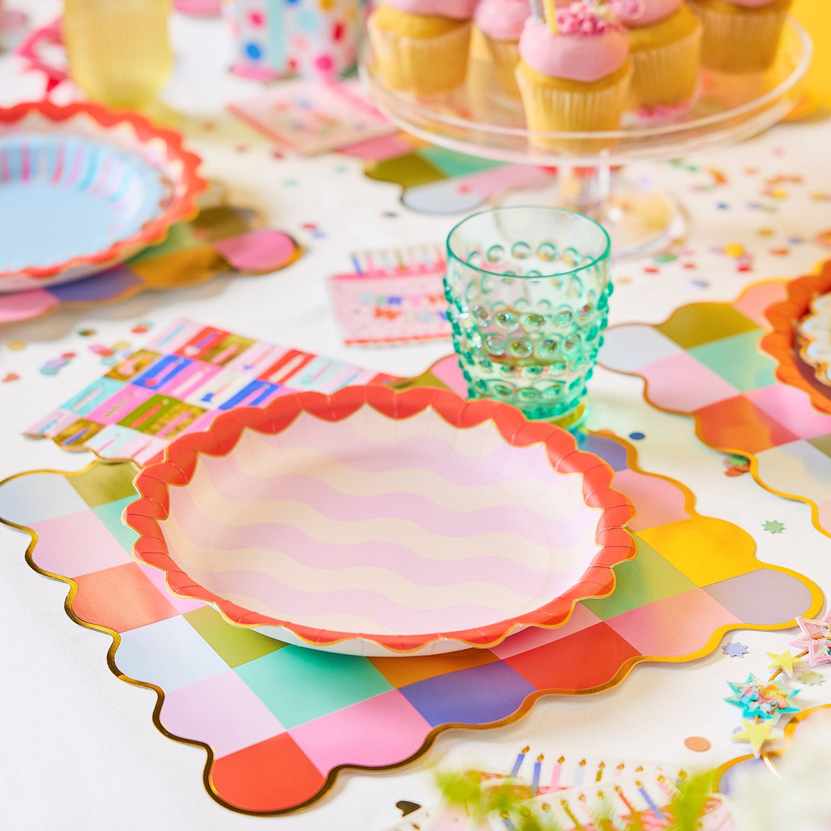 Multicolor Plaid Placemats (10 count)