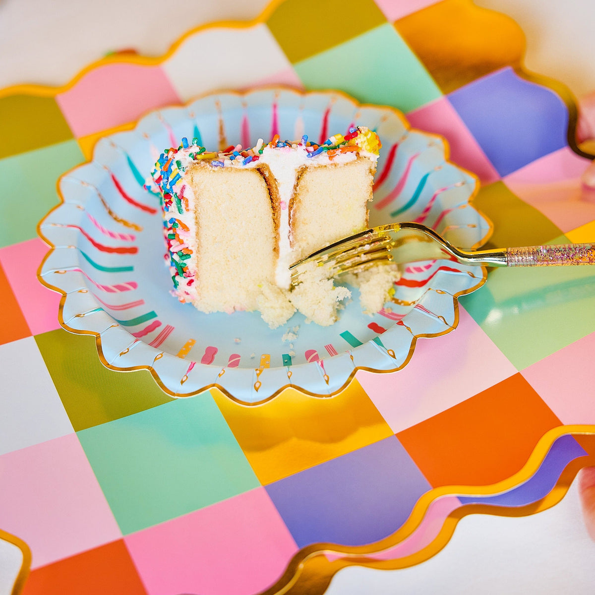 Multicolor Plaid Placemats (10 count)