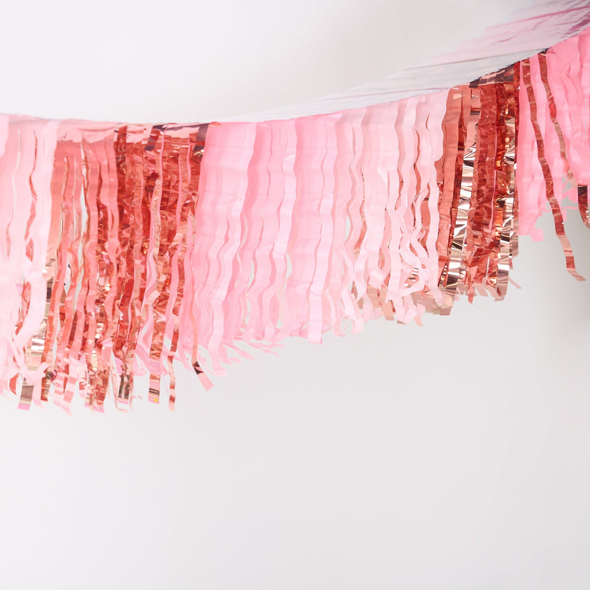Pretty in Pink Fringe Canopy Banners (Set of 2)