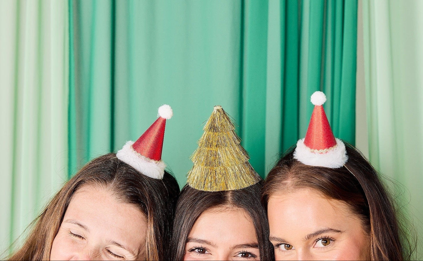 Mini Santa Hats Party Set (8ct)