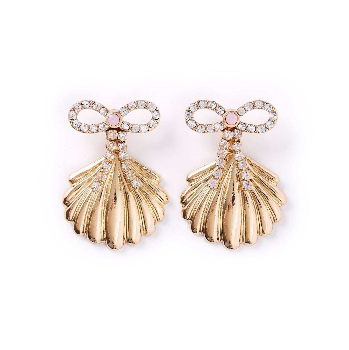 Shell Of a Time Bow Earrings