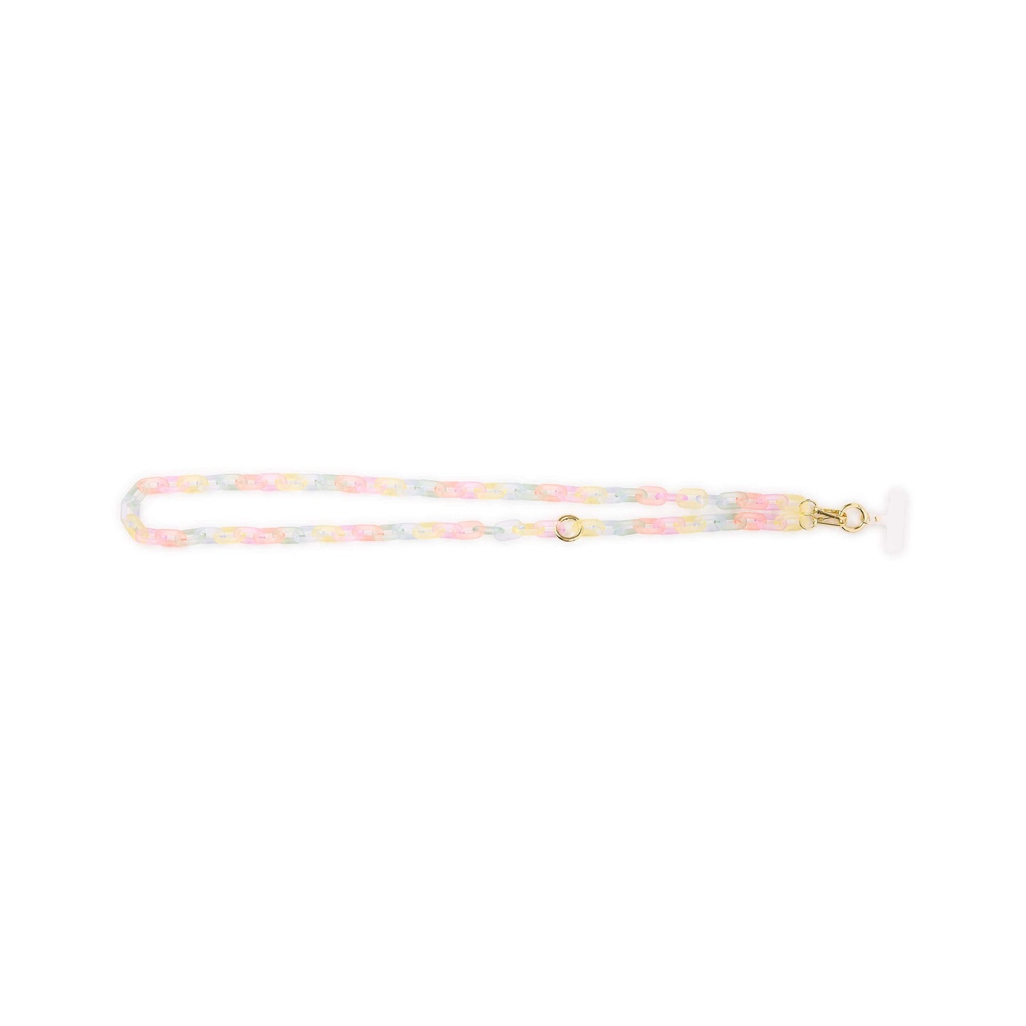 Link Up Frosted Rainbow Phone Chain