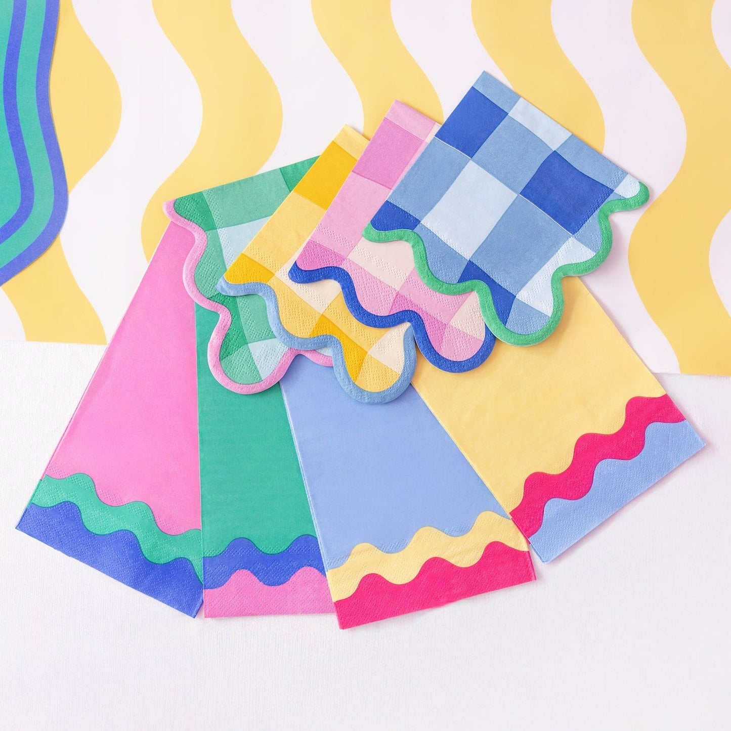 Colorwave Gingham Cocktail Napkins (20 ct)