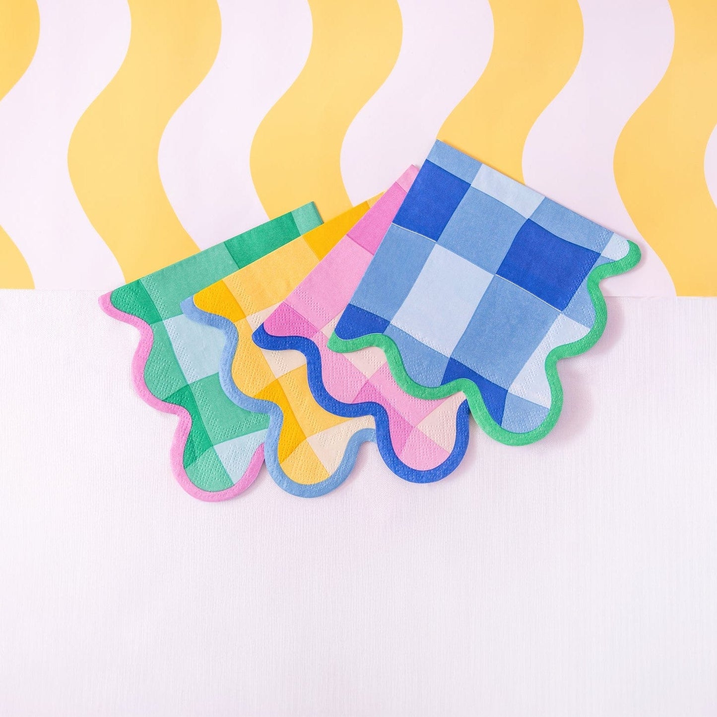 Colorwave Gingham Cocktail Napkins (20 ct)