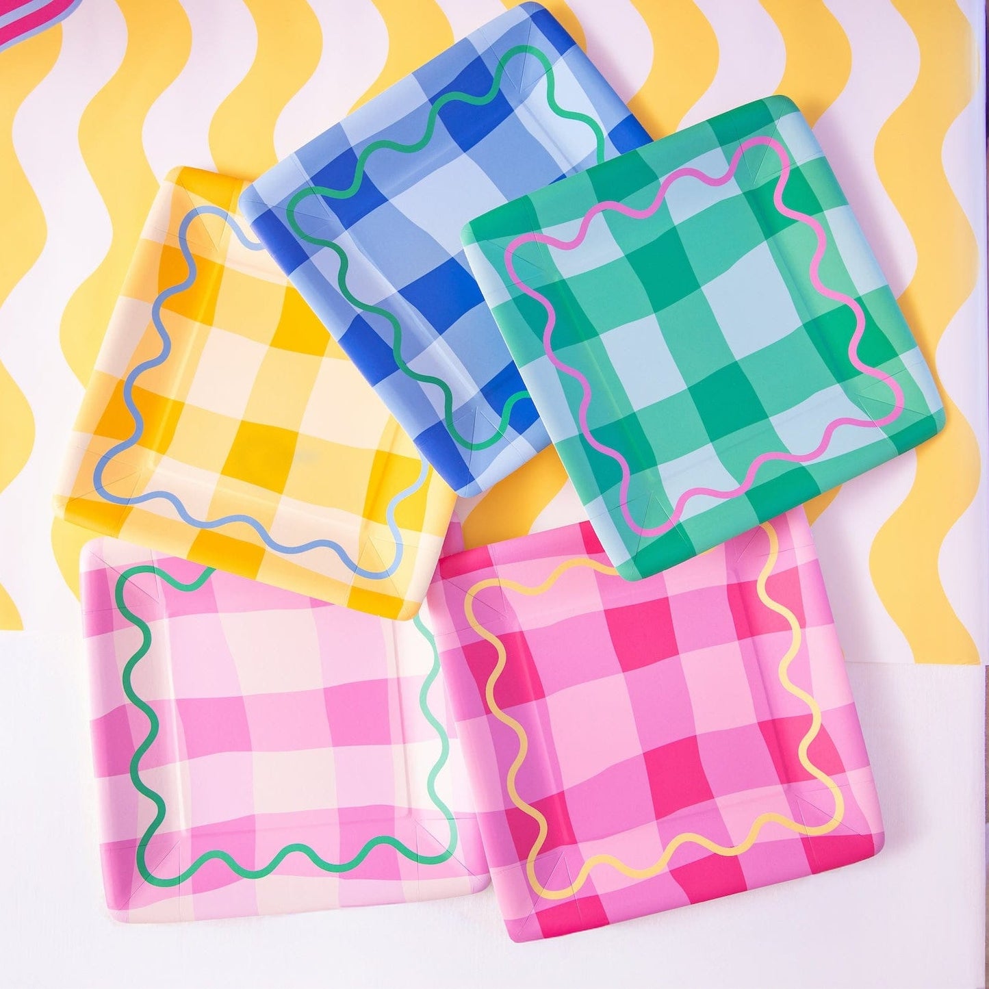 Colorwave Gingham Dinner Plates (10 ct)