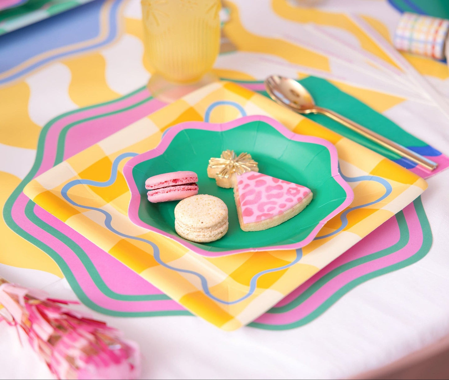 Colorwave Gingham Dinner Plates (10 ct)